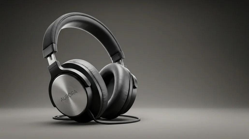 Studio-lit 3D product render of a premium device on a neutral backdrop, showing the kind of hero shot a 3D product visualization company is hired to deliver